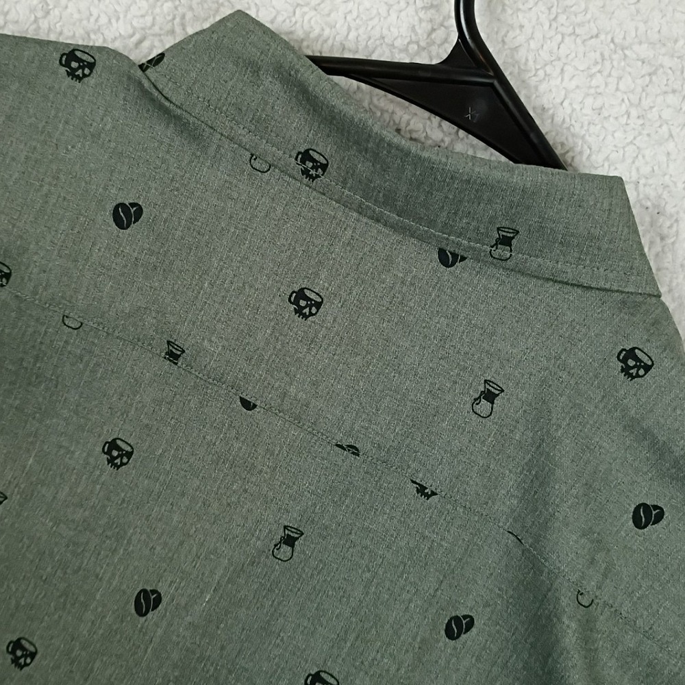 Black Rifle Coffee Company Shirt Pattern Ops Mens XL Green Bamboo Blend Coffee - Picture 6 of 9
